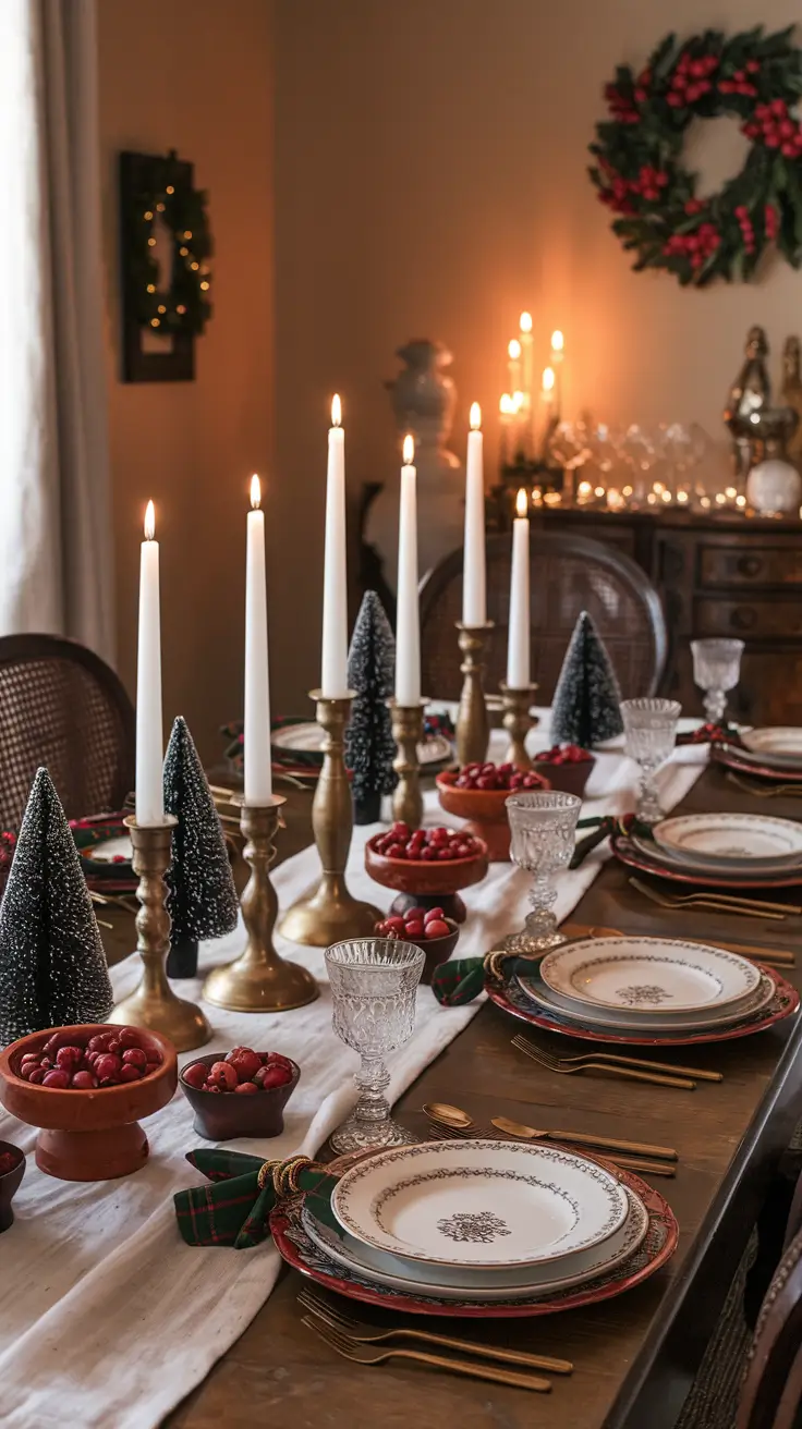 Classic Vintage Christmas Table Decor