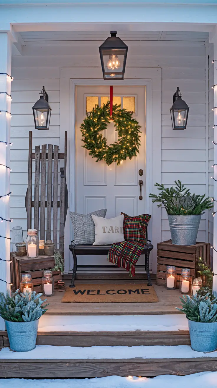 Rustic Outdoor Christmas Decor