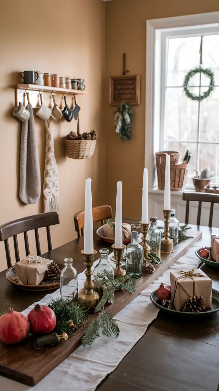 Quick Vintage Christmas Decor