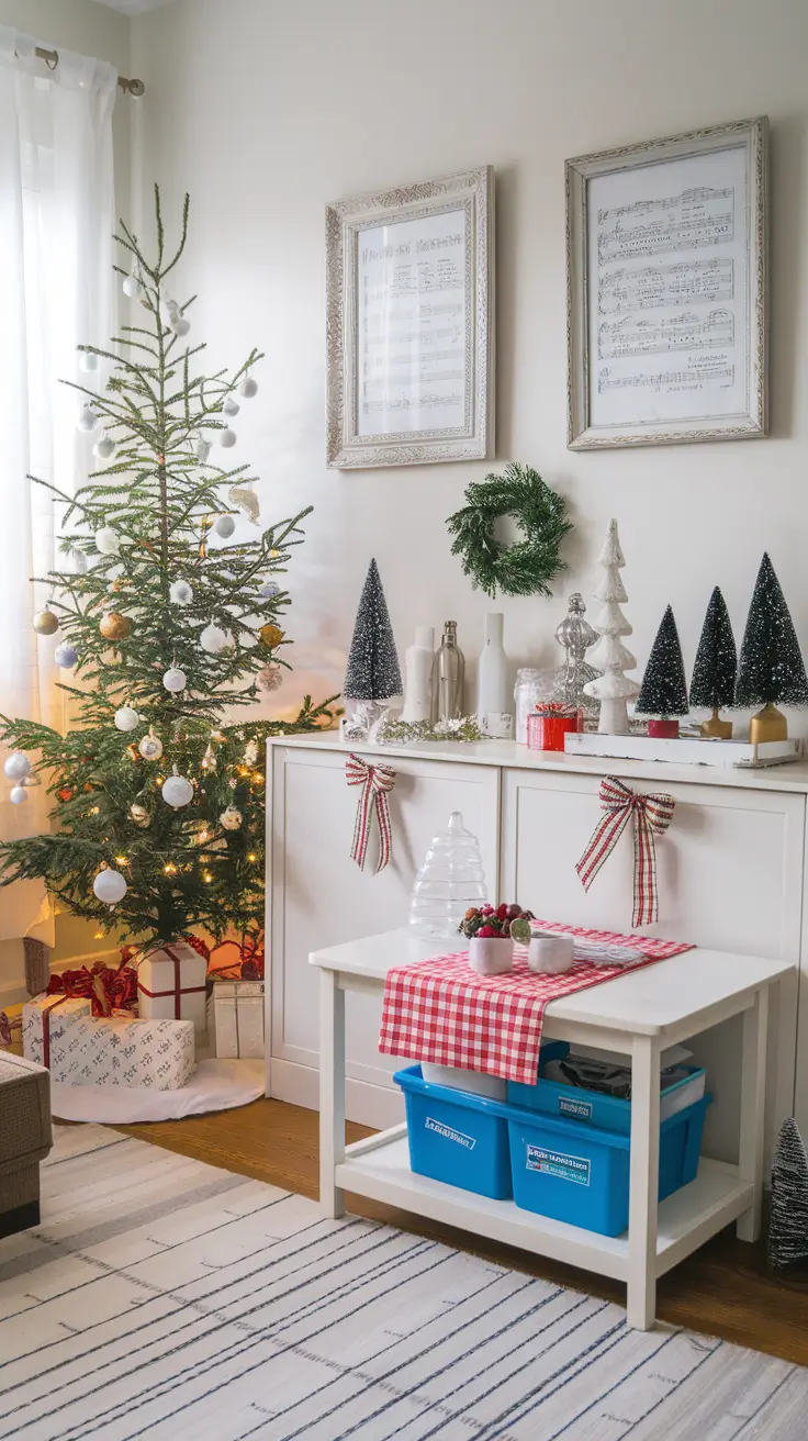 Budget Apartment Vintage Christmas Decor