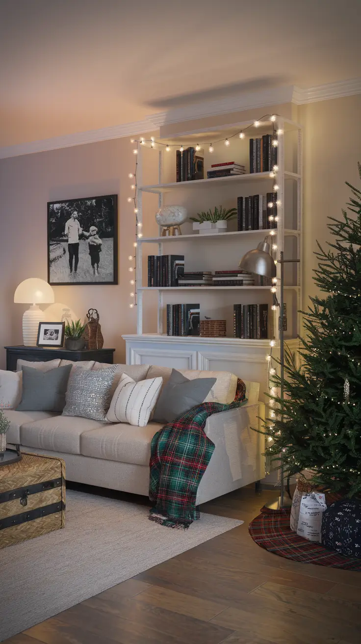 Vintage Christmas Living Room Decor