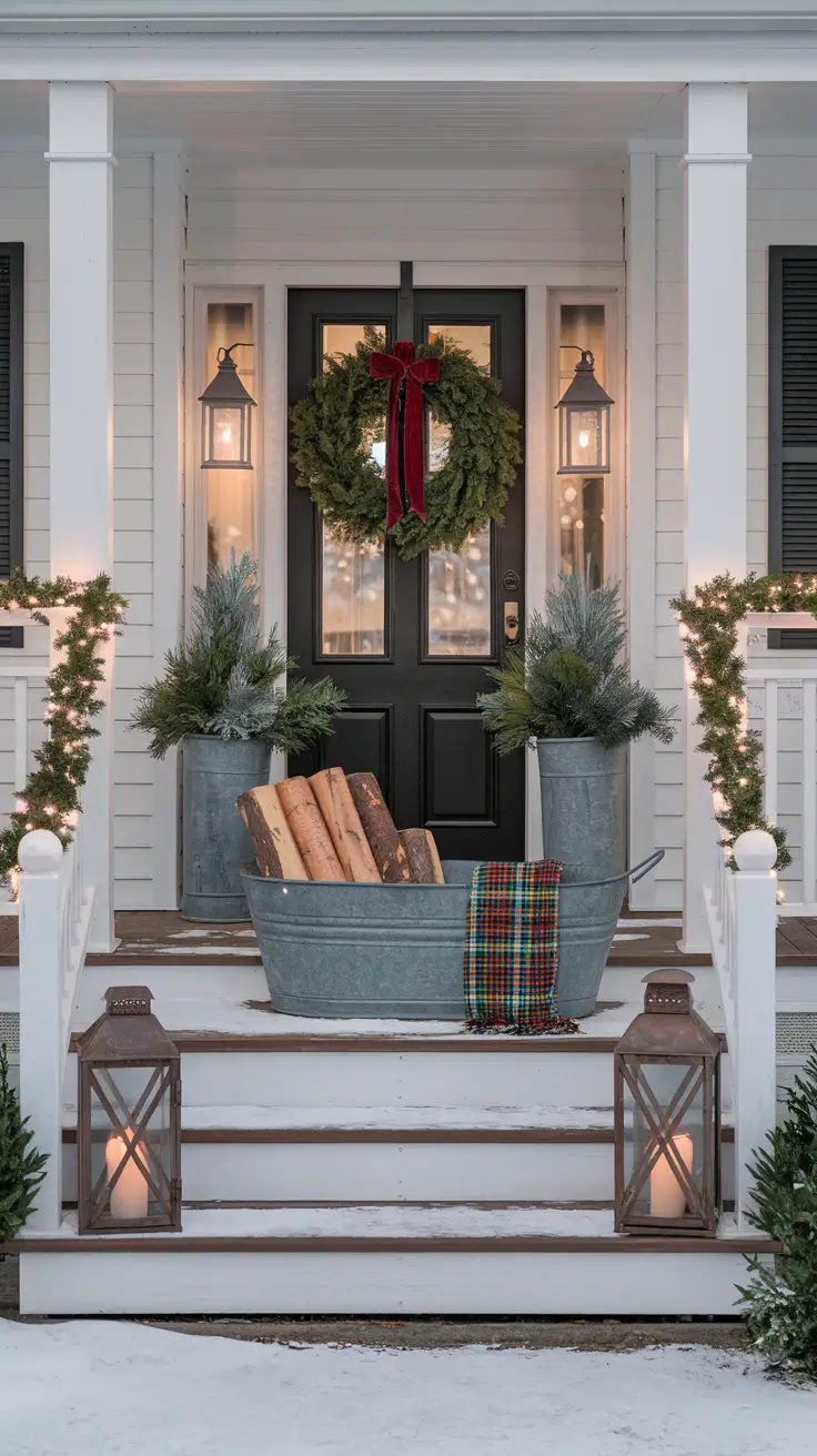 Bright Outdoor Vintage Christmas Decor