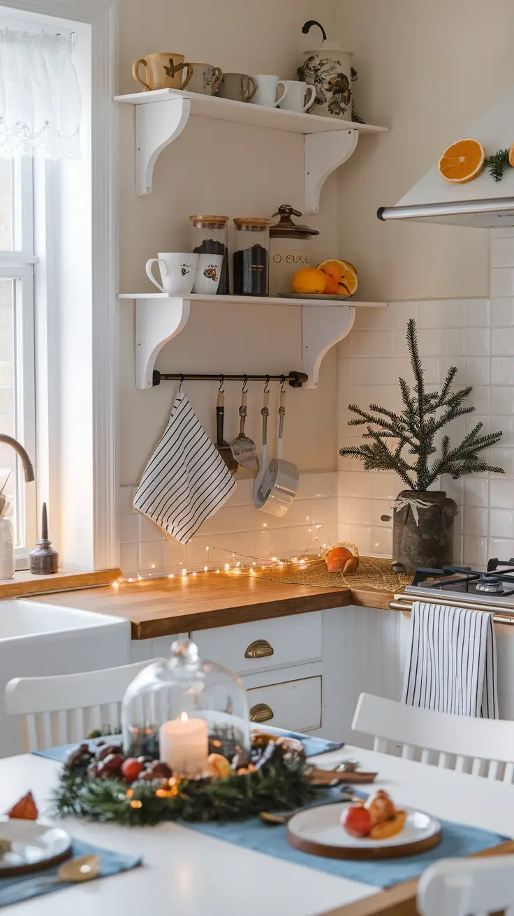 Vintage Christmas Kitchen Decor