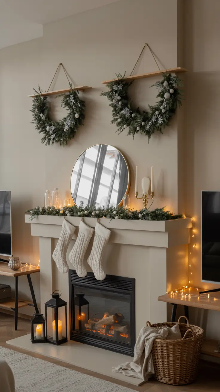 Fireplace Decor Without Mantle