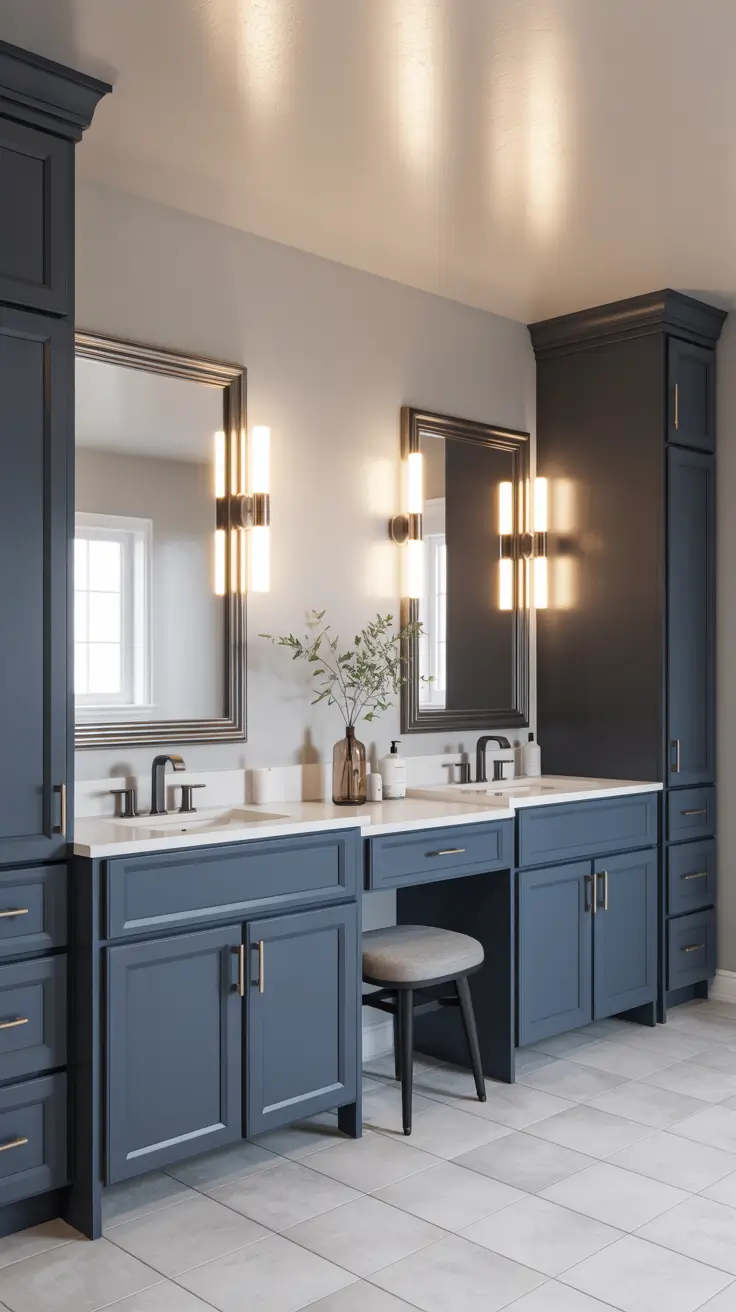 Spacious Double Vanity with Ample Storage