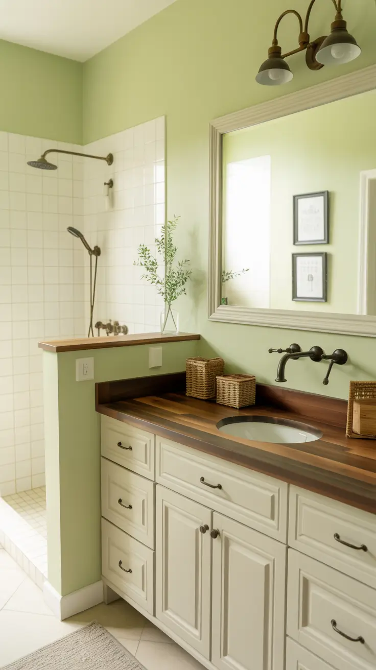 Warm Wood and Hardware Details