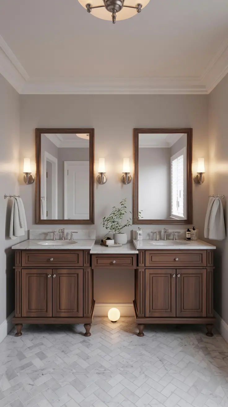 Elegant Traditional Bathroom Vanity
