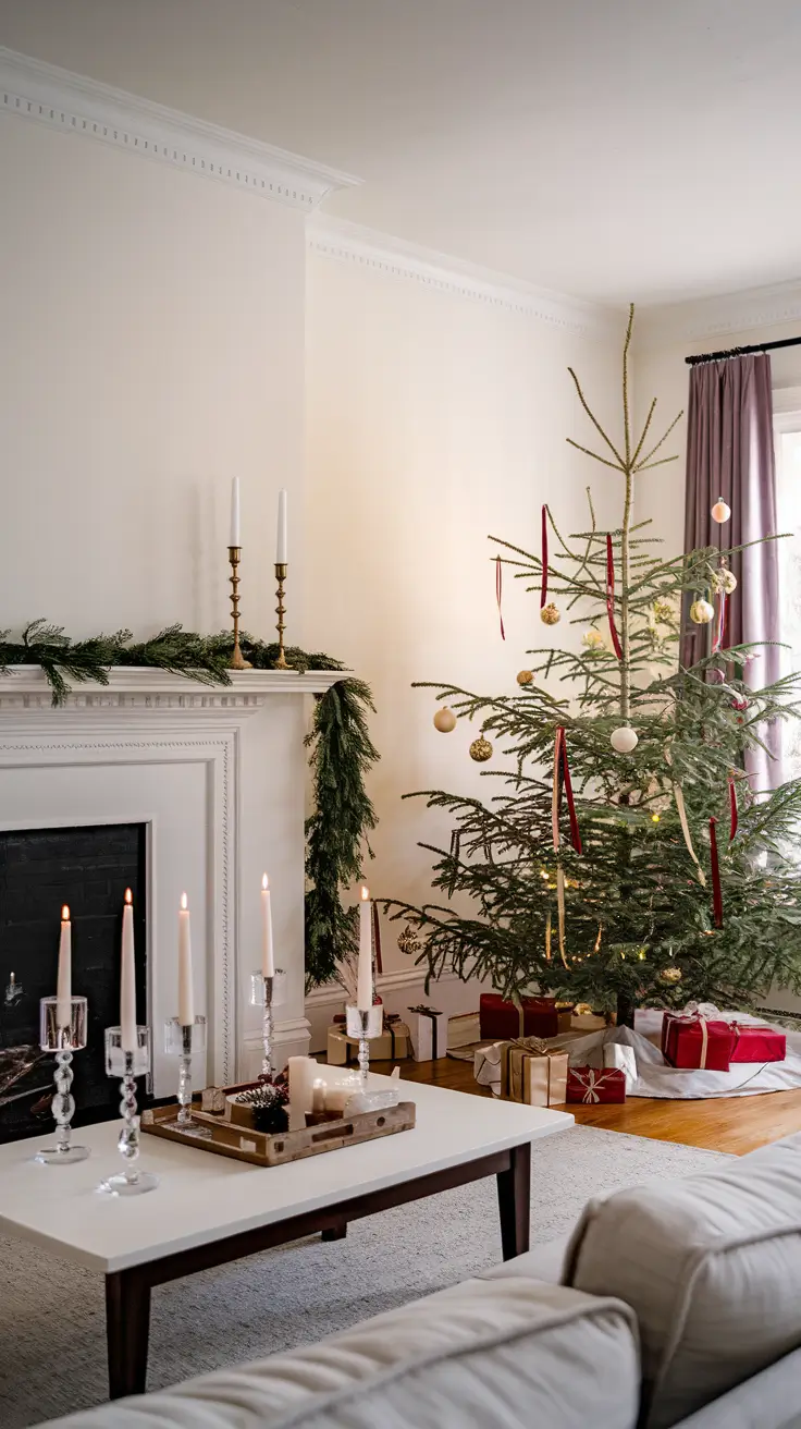 Elegant Christmas Living Room