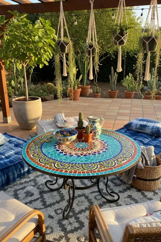 Handcrafted Mosaic Table