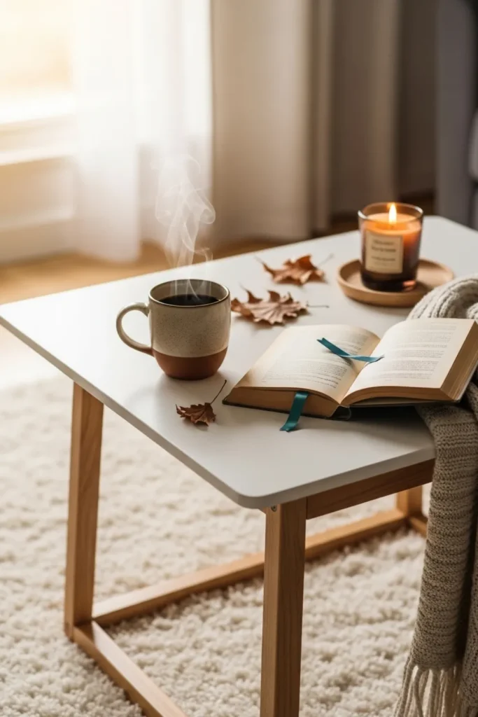Cozy Coffee Table Setup