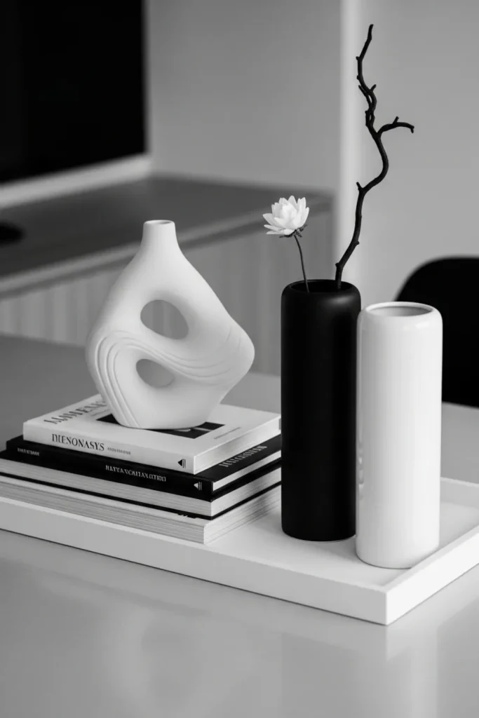 Monochrome Minimalist Decor