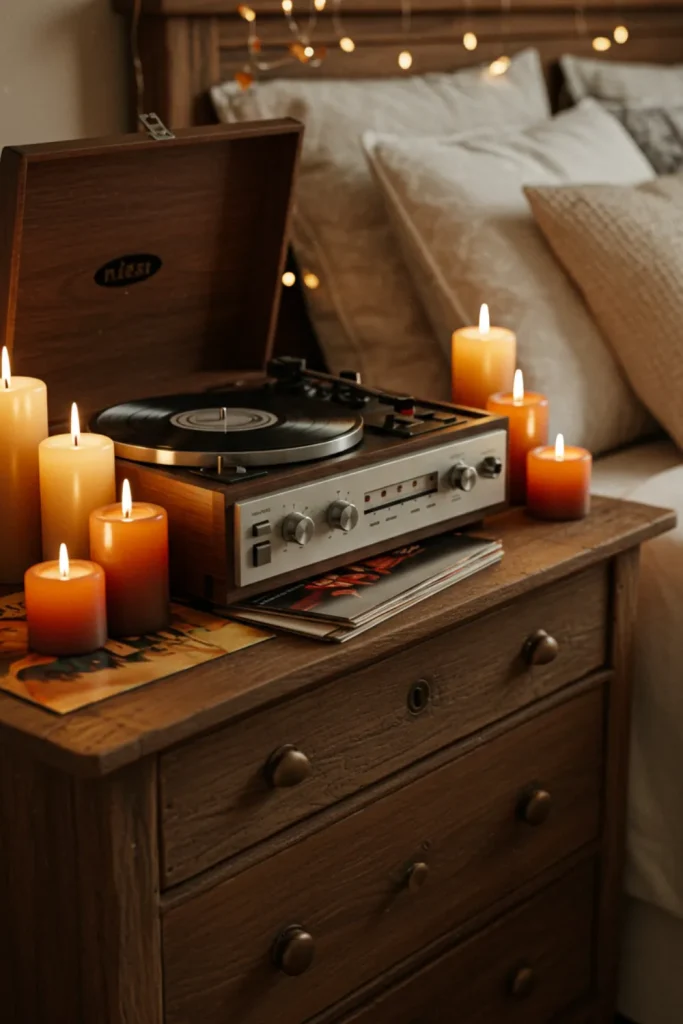 Soft Background Music or Record Player