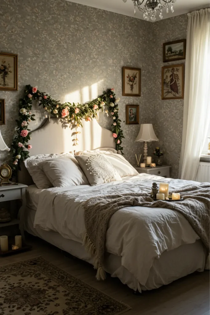 Muted Floral or Botanical Wallpaper