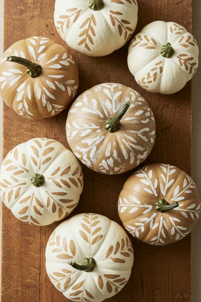 Fresh Floral Pumpkin Vase