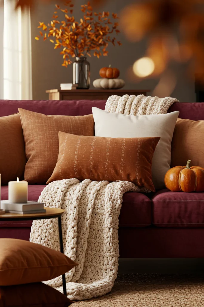 Fall Patterned Pillow Covers
