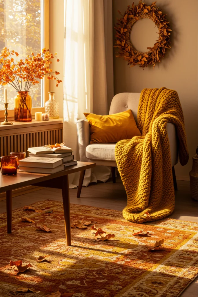 Autumn Colored Area Rug