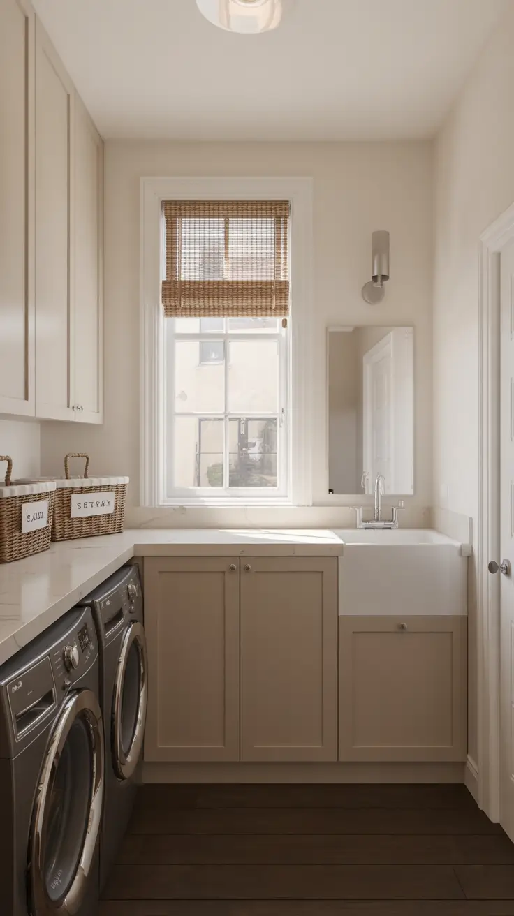 Laundry Room with Window for Natural Light