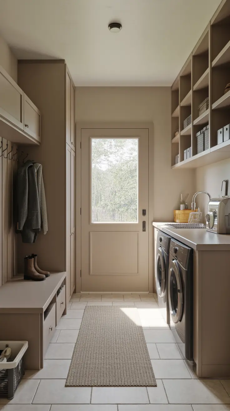 Laundry and Mudroom Combo