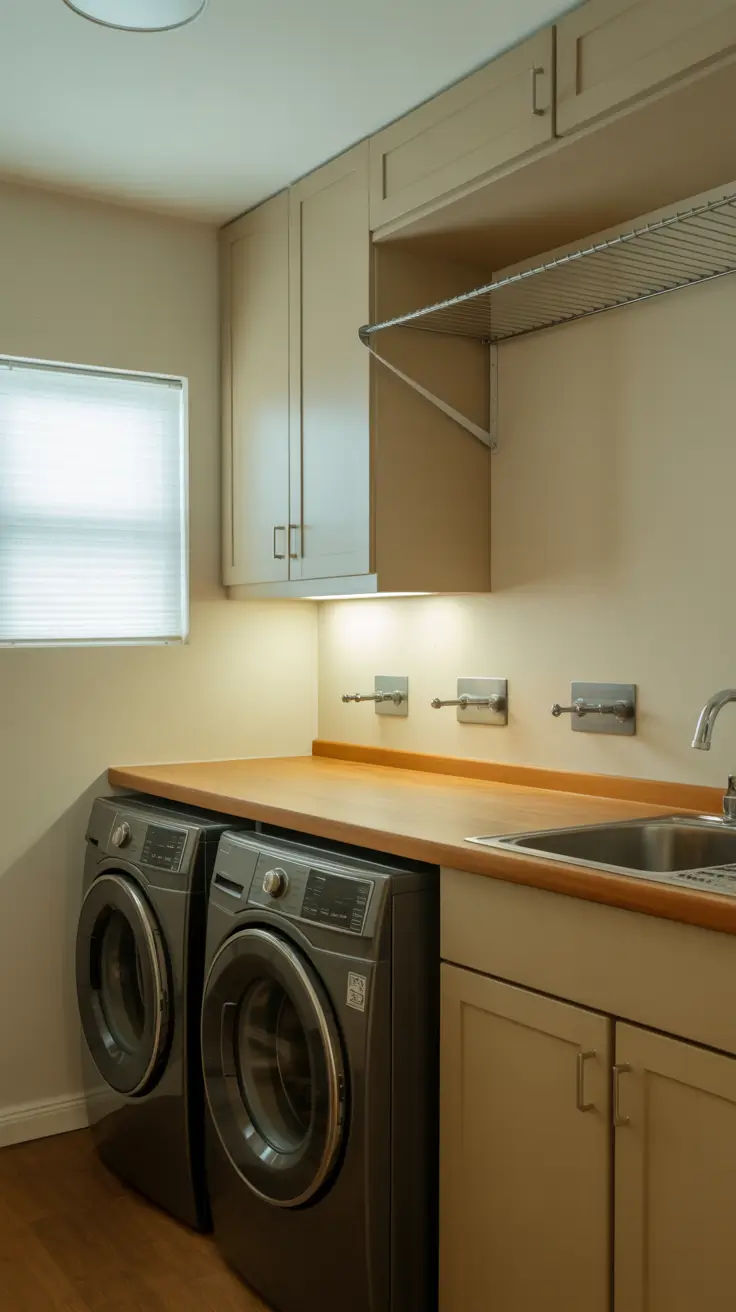 Laundry Room with Top Loaders