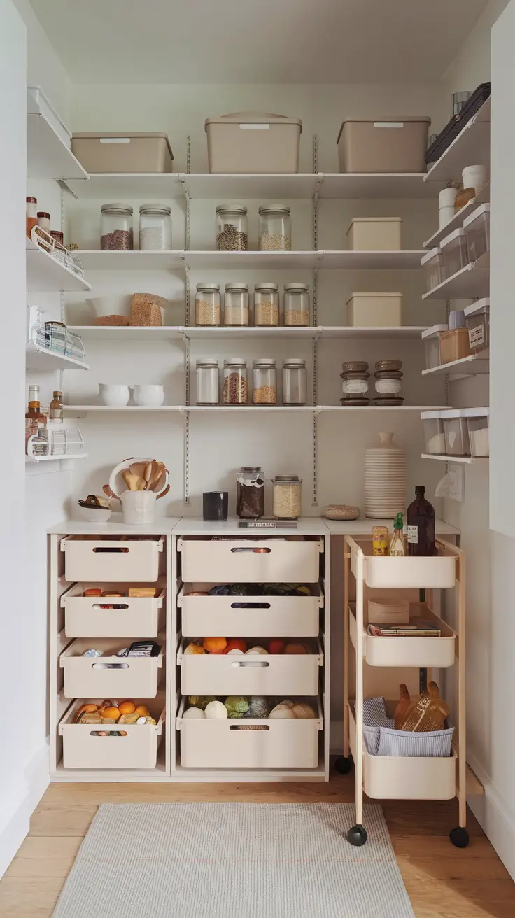 Layered Pantry Storage Solutions