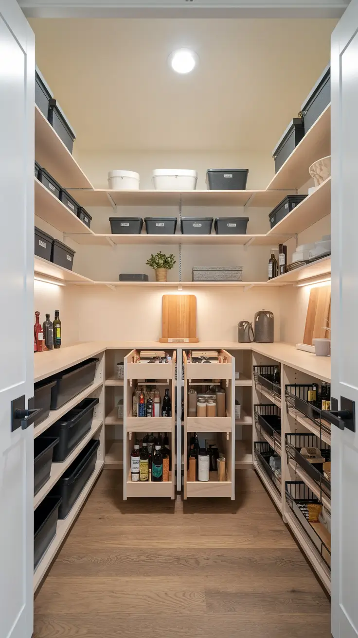 Corner Pantry Closet