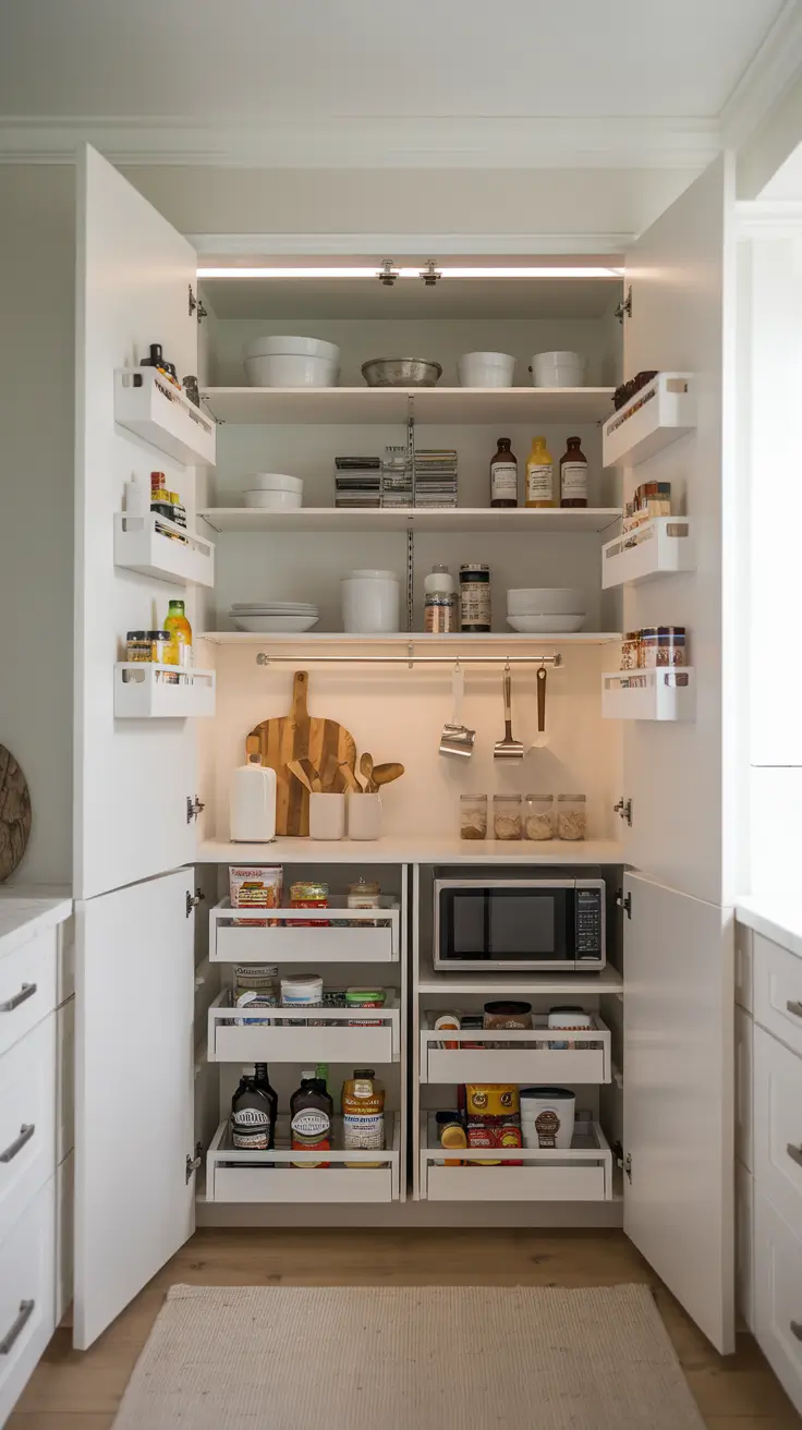 Shallow Pantry Closet