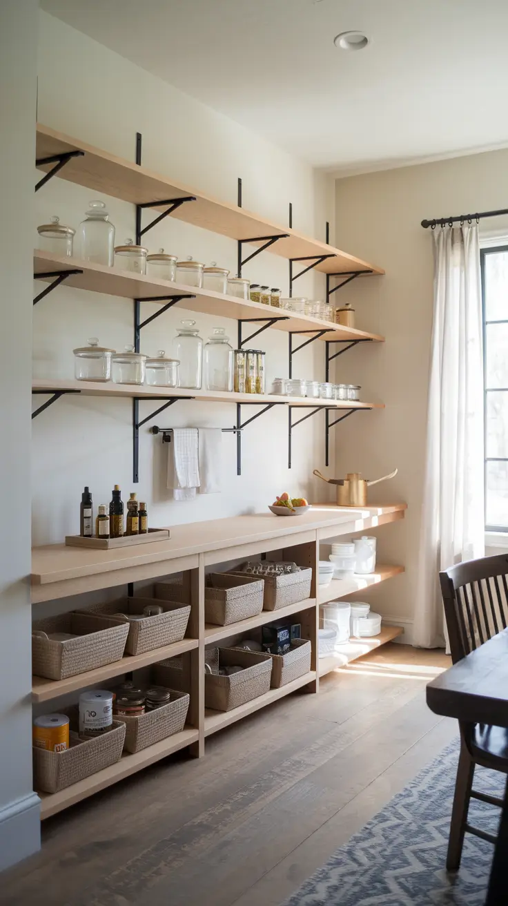 Open Pantry Closet