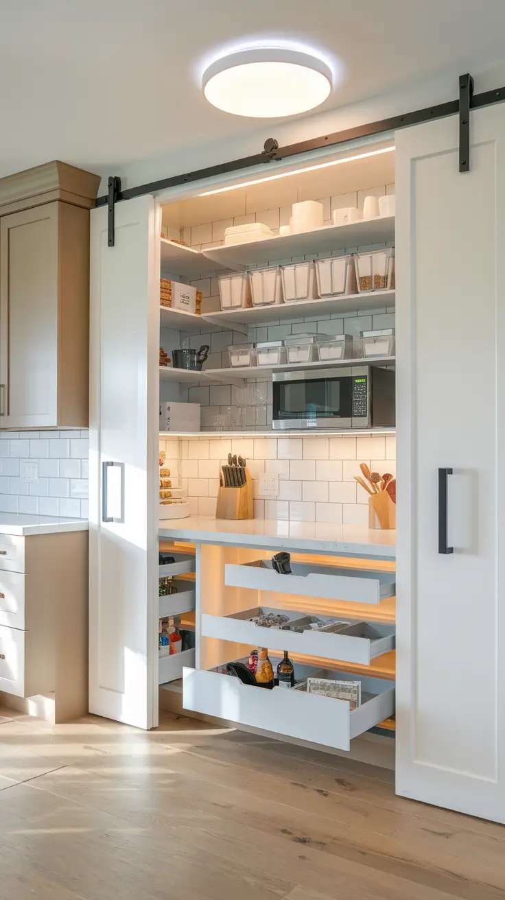 Wide Pantry Closet