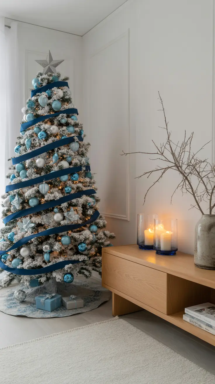 Blue Xmas Tree Ideas