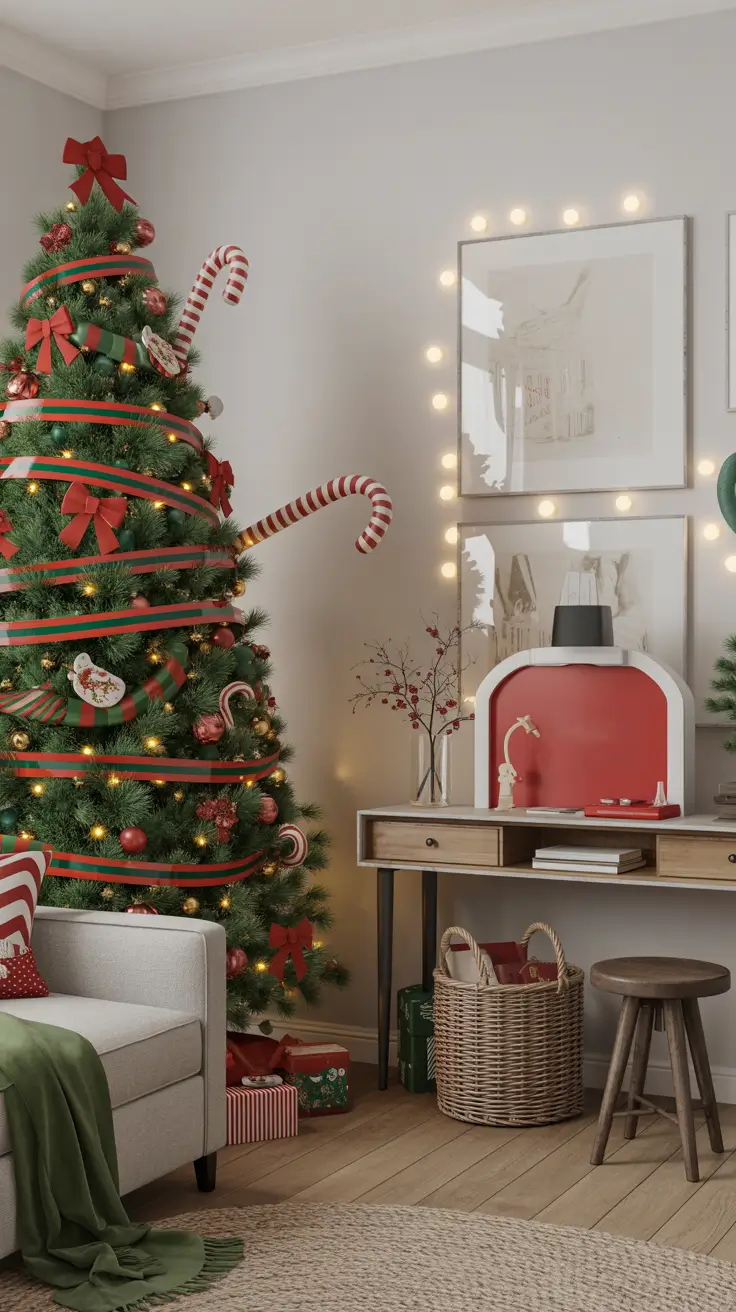 Elf Themed Xmas Tree