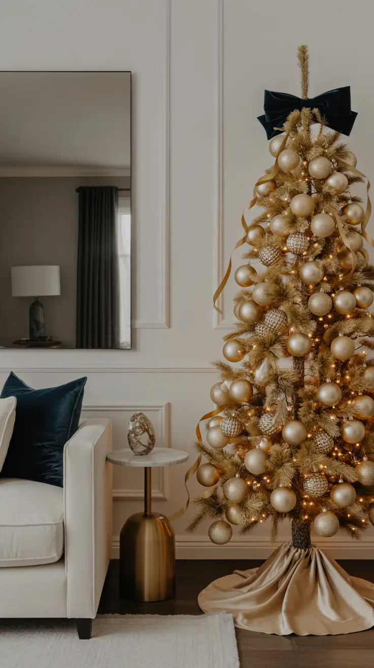 Glamorous Gold Xmas Tree