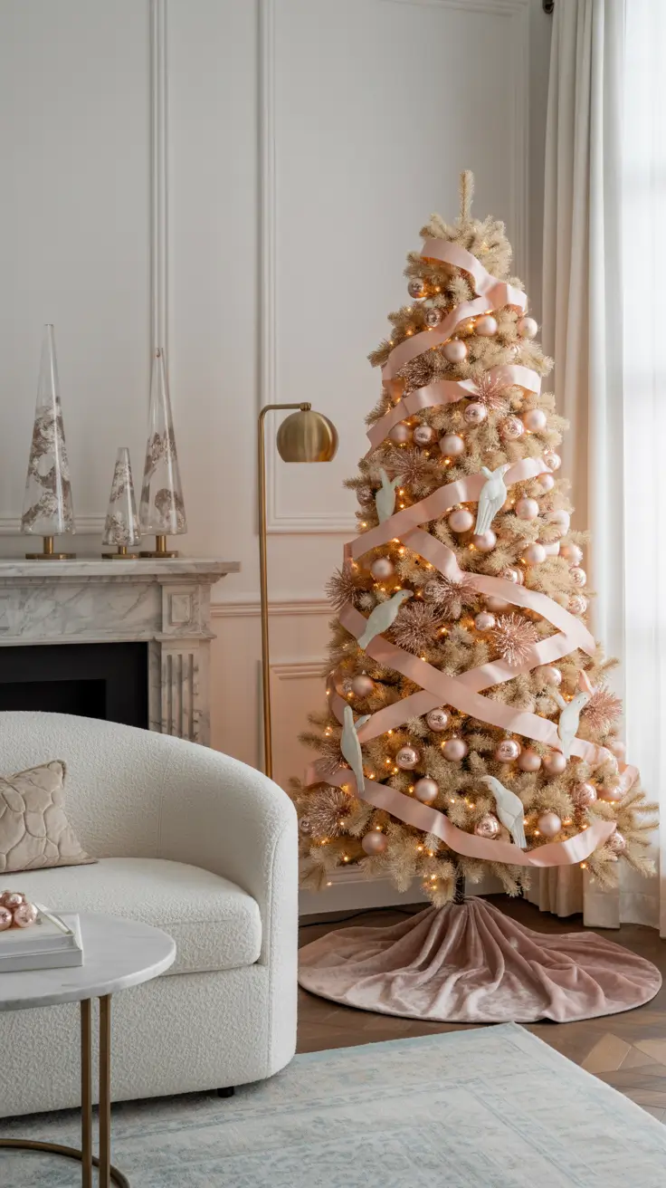 Chic Pink Xmas Tree
