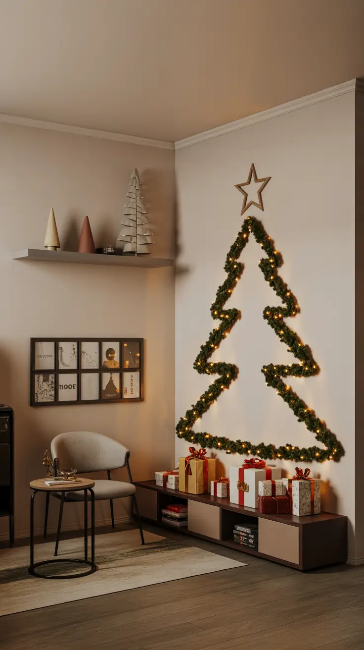 Modern Wall Xmas Tree