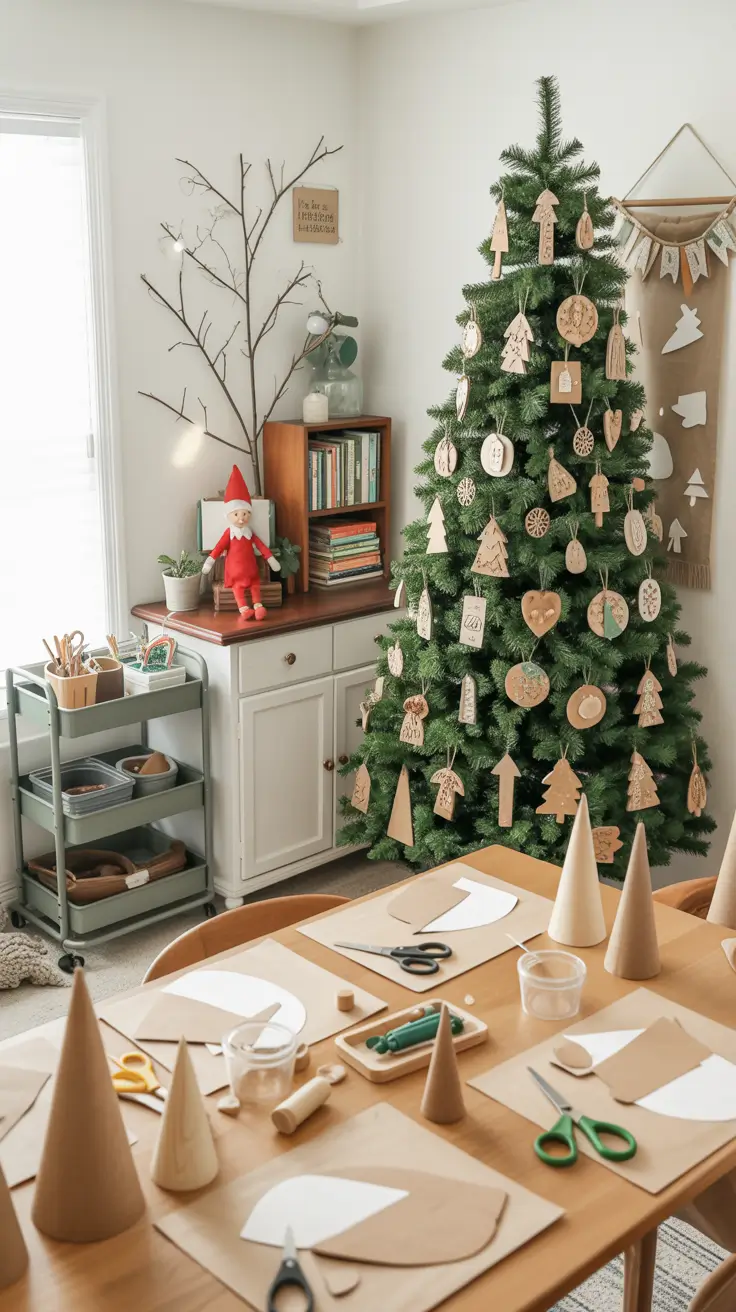 Family Craft Xmas Tree Ideas