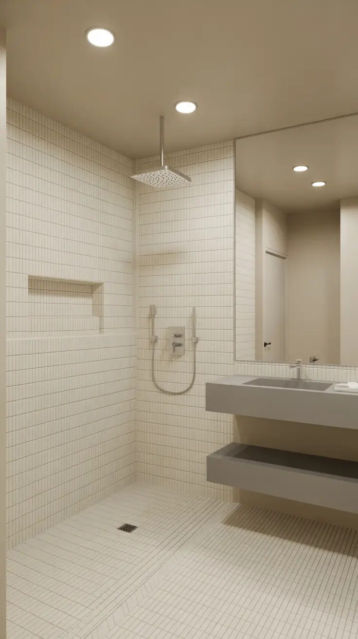 Low Ceiling Basement Bathroom Design