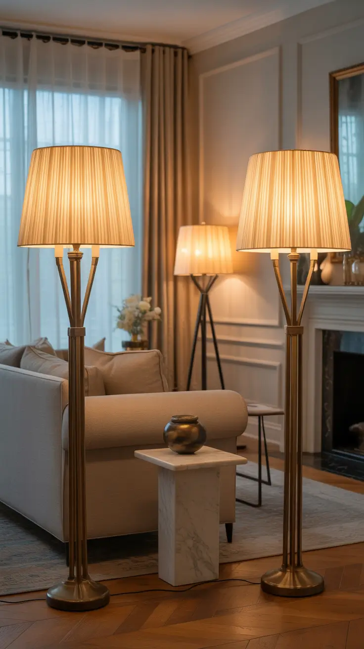 31 Floor Lamps for Living Room 2026: Stylish and Modern Ideas to Brighten Every Space