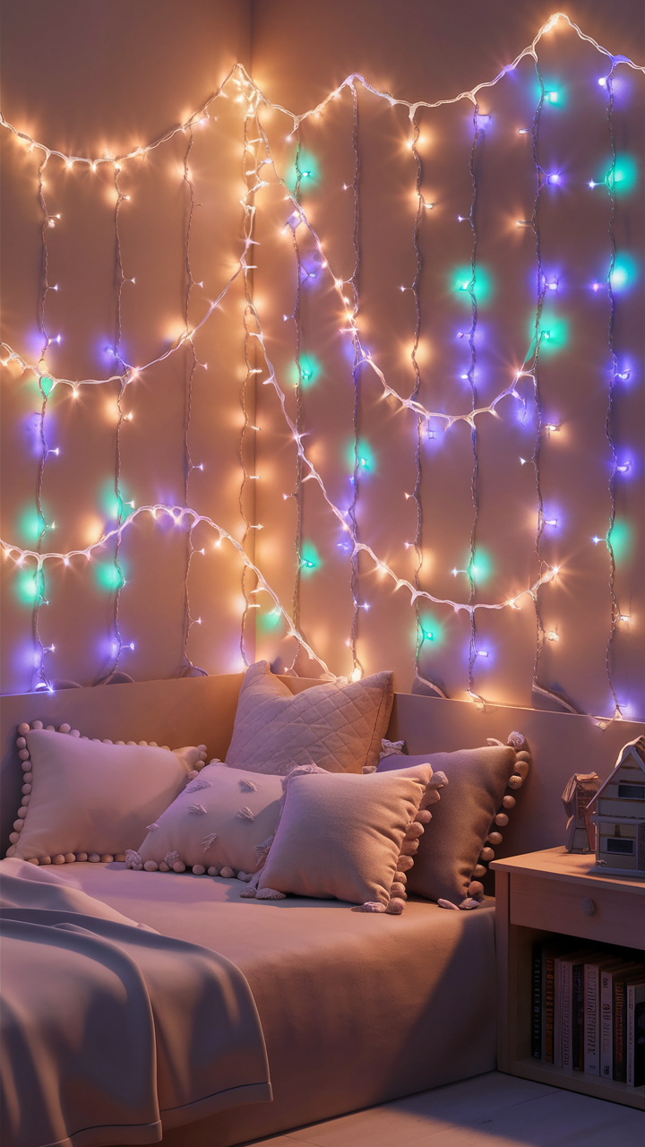 String Lights Bedroom Decor