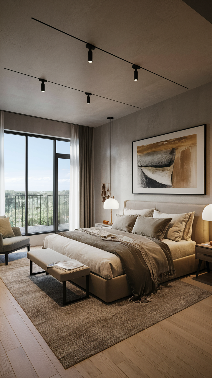 Open-Concept Master Bedroom Layout