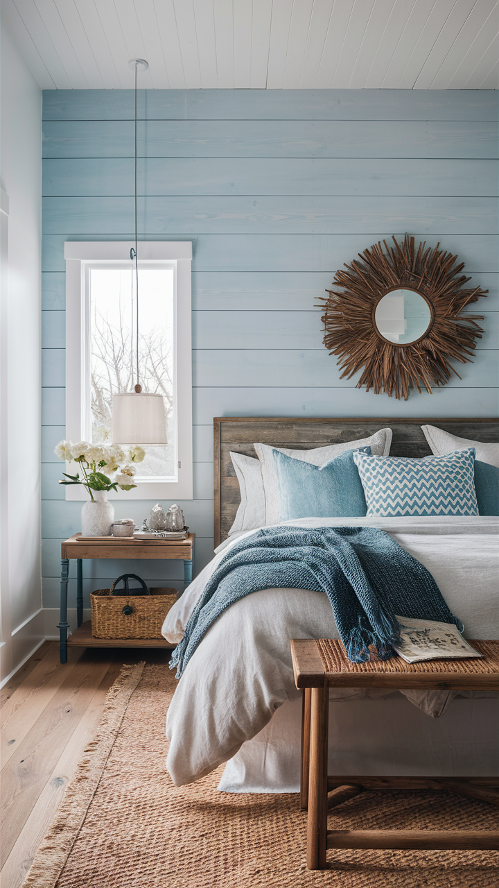 Coastal Farmhouse Bedroom