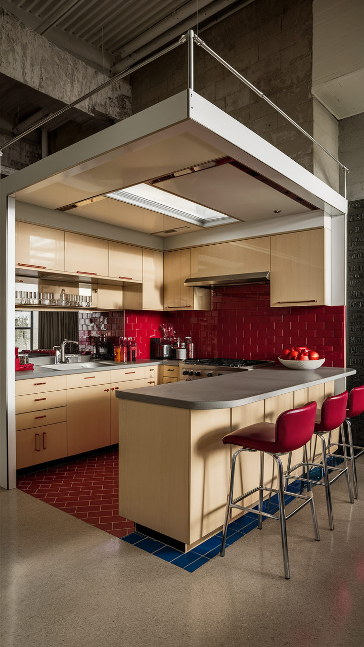 Mid-Century Modern Open Kitchen Transformation