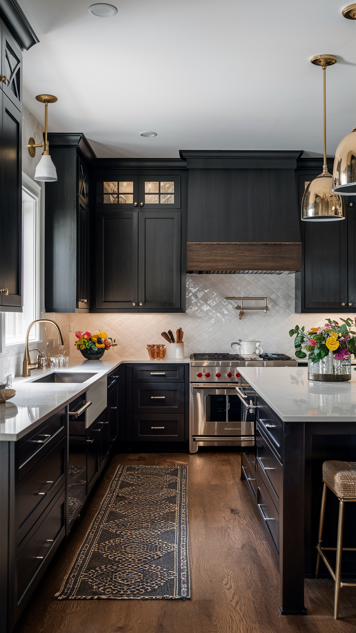 High Contrast Kitchen Design