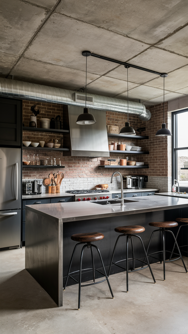 Industrial Kitchen Remodel