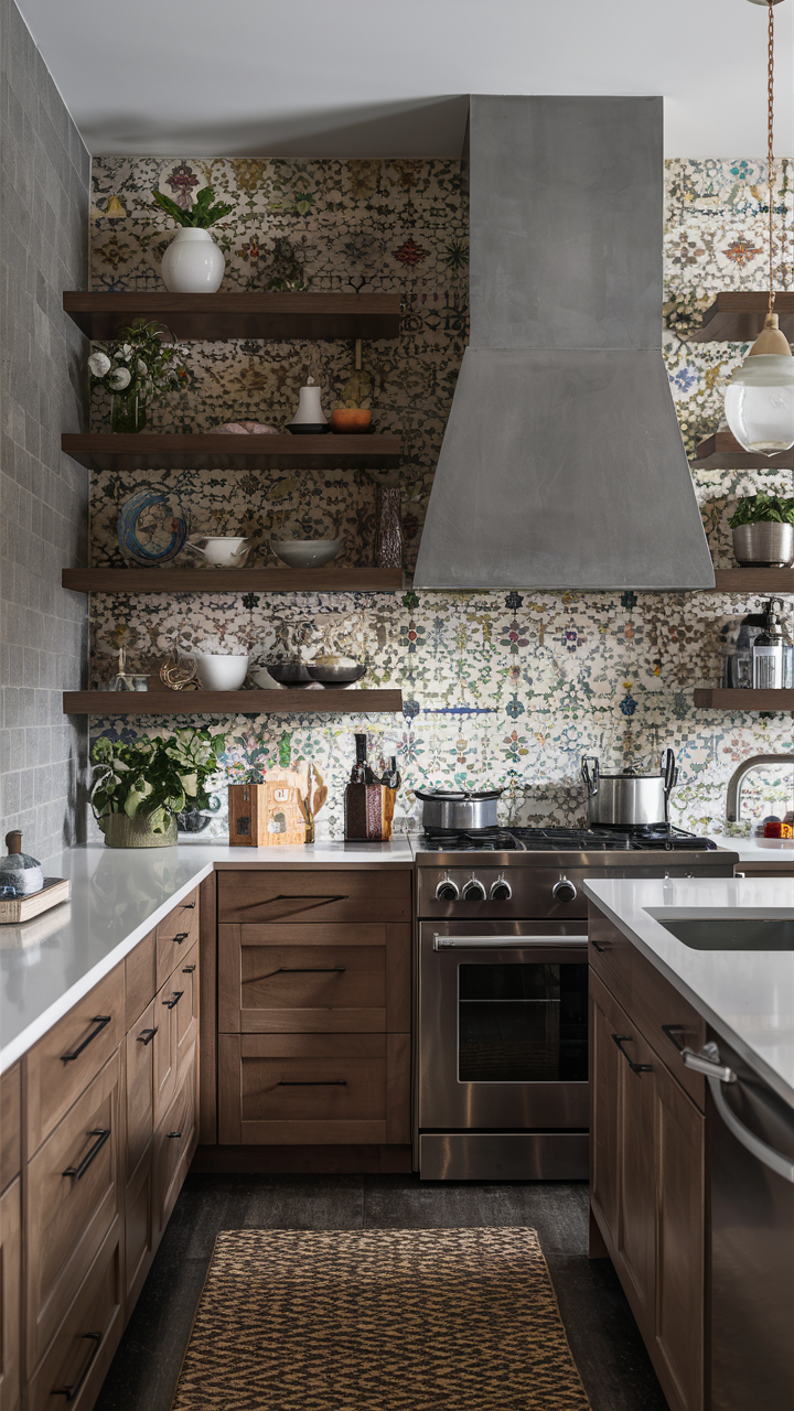 Statement Kitchen Backsplash