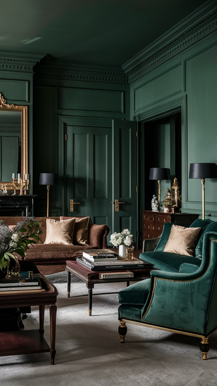 Jewel-Toned Green Furniture