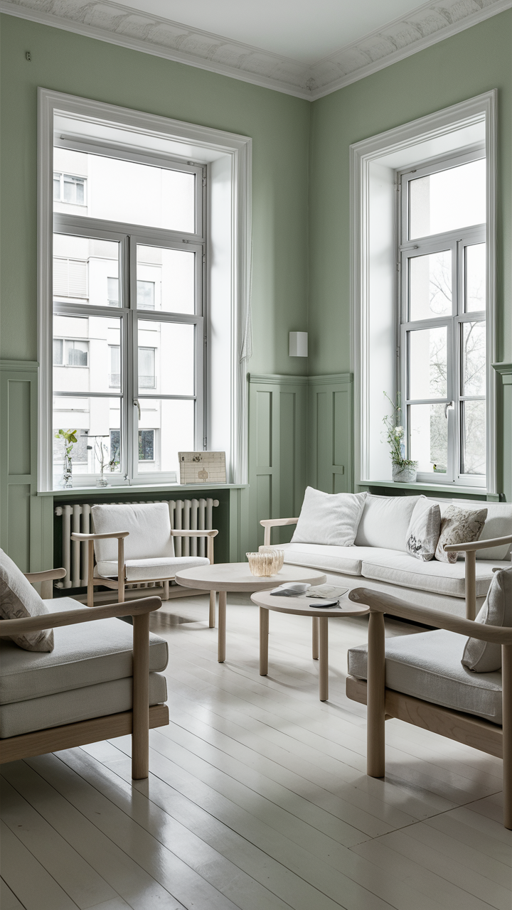 Light Green Living Room
