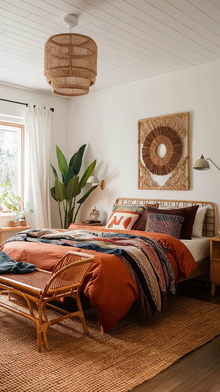 Boho Inspired Men's Bedroom