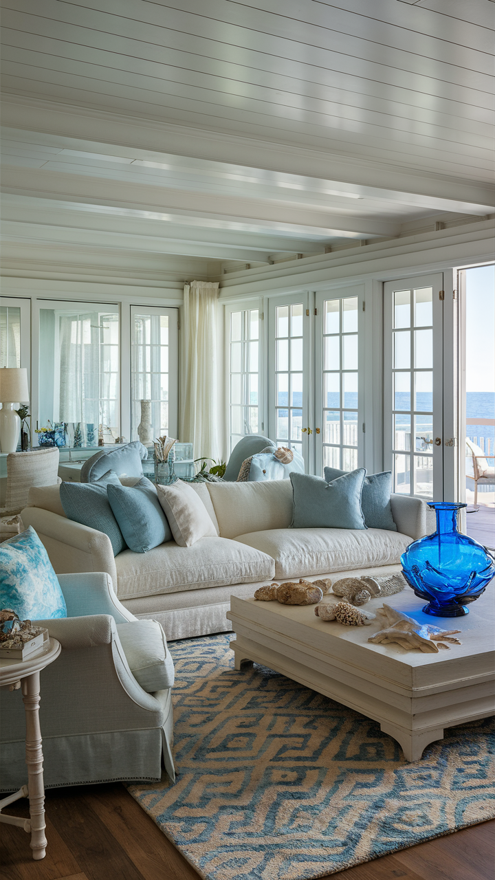 Coastal Cottage Living Room