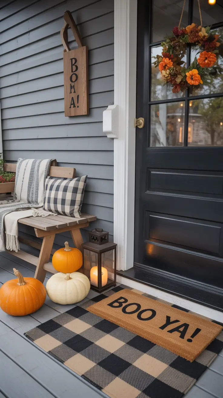 DIY Halloween Door Mat Ideas