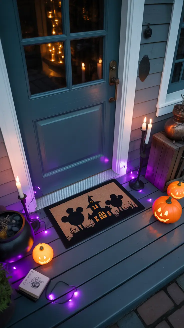 Disney-Inspired Halloween Door Mat