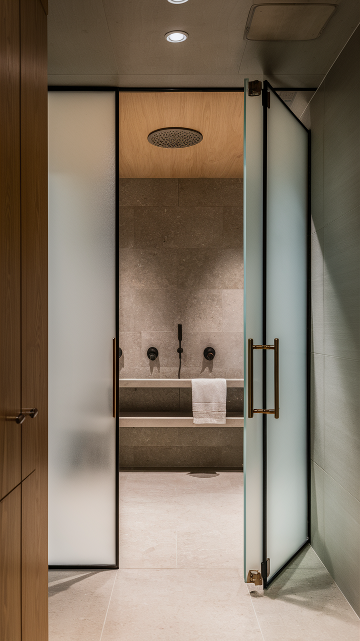 Zen Minimalist Shower